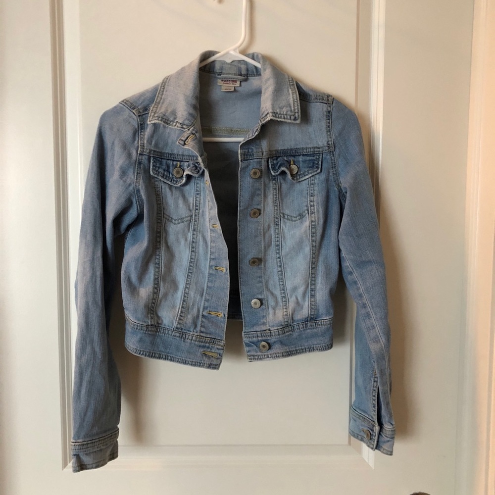 Cropped denim jacket - Picture 2 of 4